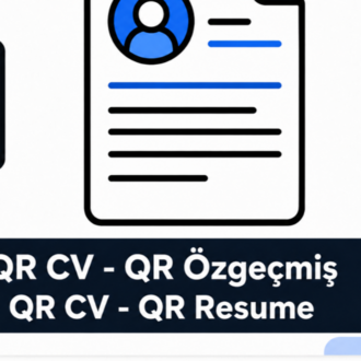QRready Hazır CV Karekodu, QR CV, CV için QR kod