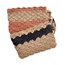 Yelpaze motifle örülmüş şık clutch