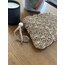 Yelpaze motif kağıt ip clutch