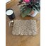Yelpaze motif kağıt ip clutch