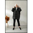 Oversize Yorgan Mont Siyah