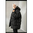 Oversize Yorgan Mont Siyah