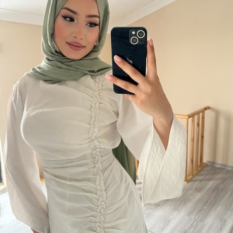 Angel Büzgülü Elbise ( ön sipariș )
