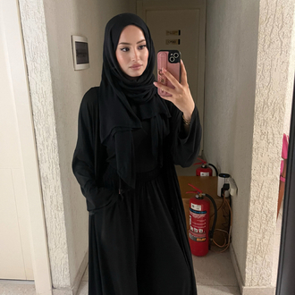 Üçlü Abaya Takım Siyah ( ön sipariş )