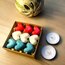 buhardanlık mumları + 2 tealight soya mum ile birlikte