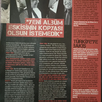 Cartel Röportaj ( 4 sayfa)
