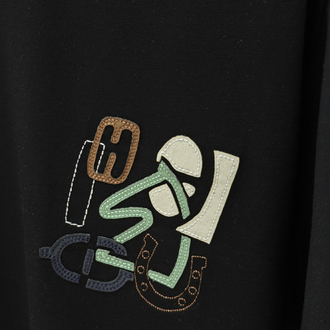 Hermes Logo İşlemeli Tshirt