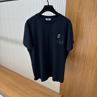 Hermes Logo İşlemeli Tshirt