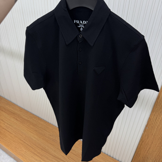 Prada Yeni Sezon Siyah Polo Tshirt