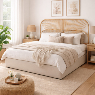 Bambu Yatak Başlık Çizgi Model