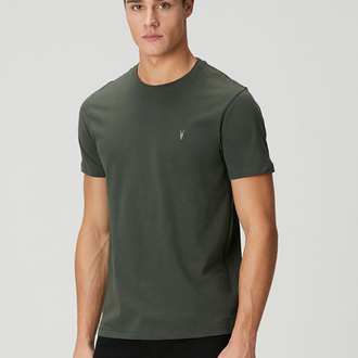Haki %100 Cotton T-Shirt