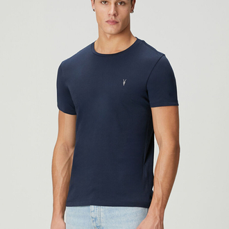 Lacivert %100 Cotton T-Shirt