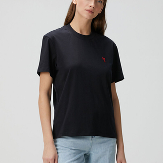 Siyah %100 Cotton T-Shirt
