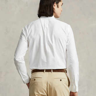 Beyaz Oxford Slim Fit %100 Cotton Gömlek