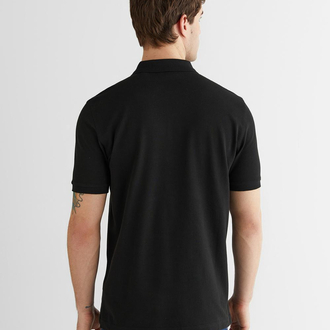 Siyah Polo Yaka T-Shirt