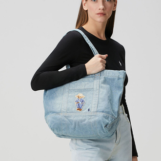 Orijinal Mavi Kadın Denim Alışveriş Çantası