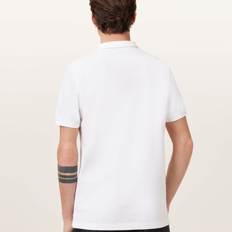 Beyaz Polo Yaka T-Shirt