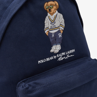 Lacivert Bear Kanvas Orijinal Sırt Çantası