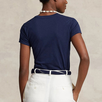 Lacivert %100 Cotton T-Shirt