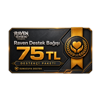 Raven Destek Bağışı - 75 TL