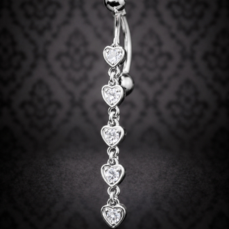 Silver Cerrahi Çelik Sallantılı Belly
