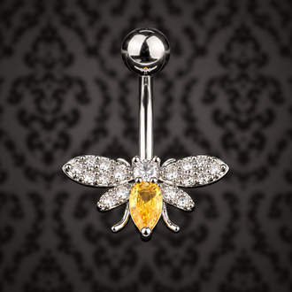 Cerrahi Çelik Silver Arı Belly