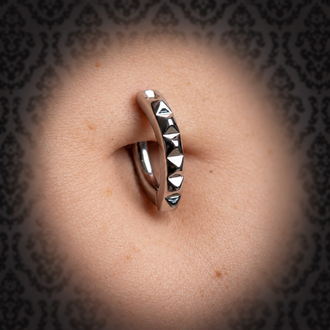 Cerrahi Çelik Silver Halka Belly