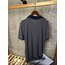 Prada Metal Armalı Çizgili Triko Yaka T-Shirt