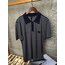 Prada Metal Armalı Çizgili Triko Yaka T-Shirt