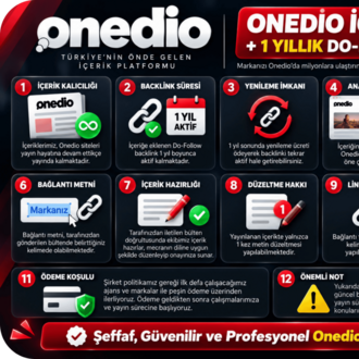 Onedio Backlink Hizmeti
