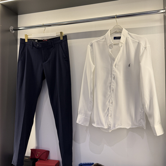 RL GÖMLEK PRADA JOGGER LACİVERT KOMBİN 