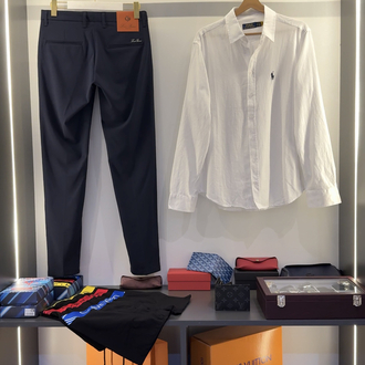 RL KETEN GÖMLEK LORO PİANA JOGGER KOMBİN LACİ