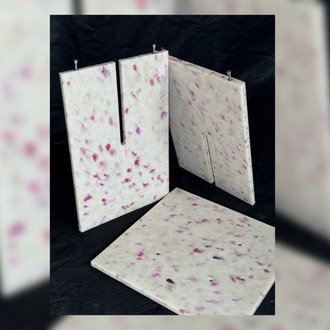Cubo Orta Sehpa – Geri Dönüştürülmüş Plastikten Tasarım Sehpa (40x40 cm)