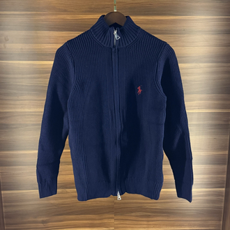 RL LACİVERT TRİKO HIRKA