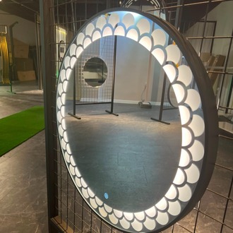 Premium LED Dokunmatik Metal Çerçeveli Ayna 
