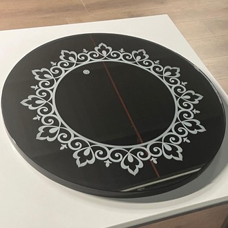 Kumlama Desenli LED Dokunmatik Ayna