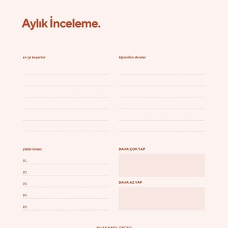Regulus 2025 Plan Çizelgesi