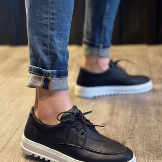 RLX CLASSİC BAĞCIKLI ERKEK SNEAKER BT SİYAH CİLT