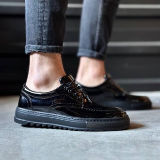 RLX CLASSİC BAĞCIKLI ERKEK SNEAKER ST SİYAH RUGAN