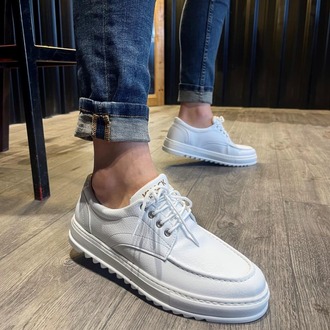 RLX CLASSİC BAĞCIKLI ERKEK SNEAKER BEYAZ CİLT