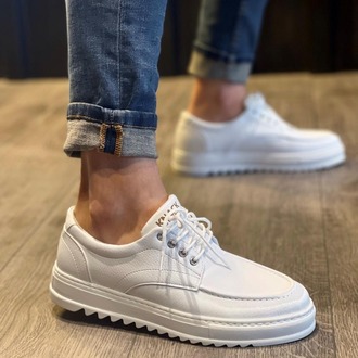RLX CLASSİC BAĞCIKLI ERKEK SNEAKER BEYAZ CİLT