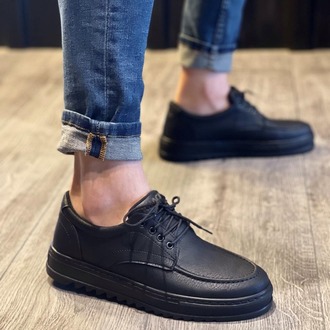 RLX CLASSİC BAĞCIKLI ERKEK SNEAKER ST SİYAH CİLT
