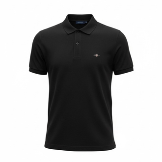 Gant Siyah Polo Yaka T-Shirt