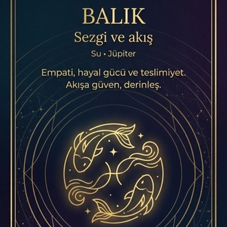 BALIK BURCU Dengeleyici Vefk Kartı