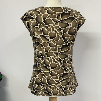 Popcorn - Leopar Desenli Bluz