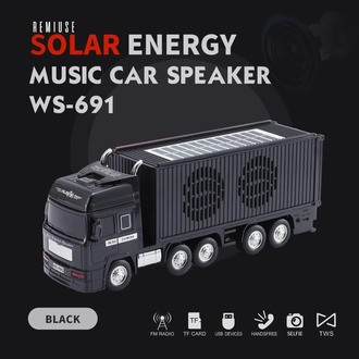 Solar Enerjili Bluetooth Tır Hoparlör | FM Radyo | USB/TF Giriş | TWS | Type-C