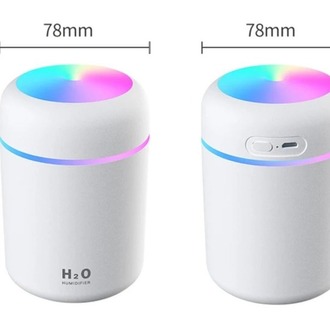 Mini USB Hava Nemlendirici | Sessiz Buhar Makinesi | Aroma Difüzörü | 300 ml Su Hazneli