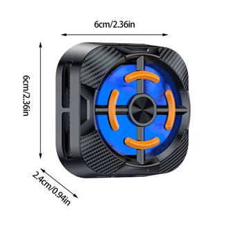 Telefon Soğutucu Cep Telefon Soğutma Fanı Hava Soğutmalı Radyatör Soğutucu Uyumlu
