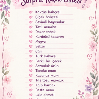 Bir Kaşık Süpriz Mum
