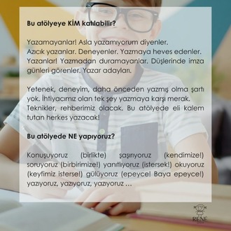 Hicret A. Gülsaçan ile Çocuklar İçin Tekniklerle Yazmak (9-12 Yaş)